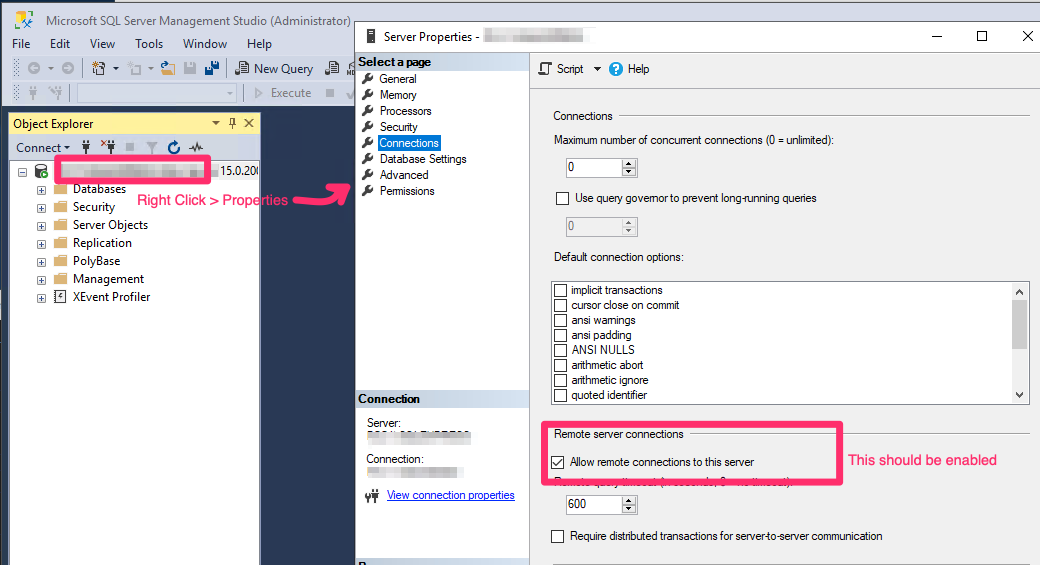 SQL server management